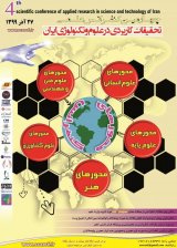 چهارمین کنفرانس علمی تحقیقات کاربردی در علوم و تکنولوژی ایران