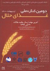 بررسی سطح دانش، نگرش و عملکرد نمونه های جامعه ایرانی در خصوص غذای حلال با تاکید بر گوشت و فرآورده های آن