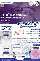 10th National Vacuum Conference of Iran