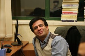 Seated Hamid Hashemi